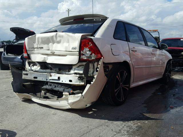 1G1ZW63186F137540 - 2006 CHEVROLET MALIBU MAX 白色 照片 4