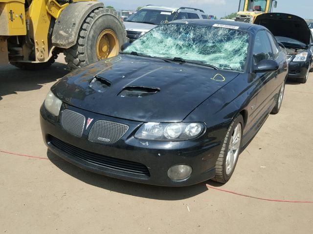 6G2VX12U46L828381 - 2006 PONTIAC GTO BLACK photo 2