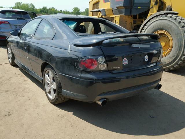 6G2VX12U46L828381 - 2006 PONTIAC GTO BLACK photo 3