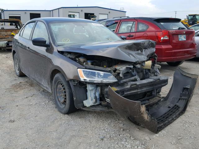 3VW2K7AJ3DM371317 - 2013 VOLKSWAGEN JETTA BASE Շագանակագույն լուսանկար 1