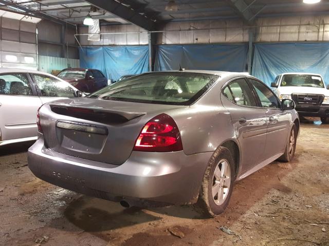 2G2WP552871180814 - 2007 PONTIAC GRAND PRIX GRAY photo 4