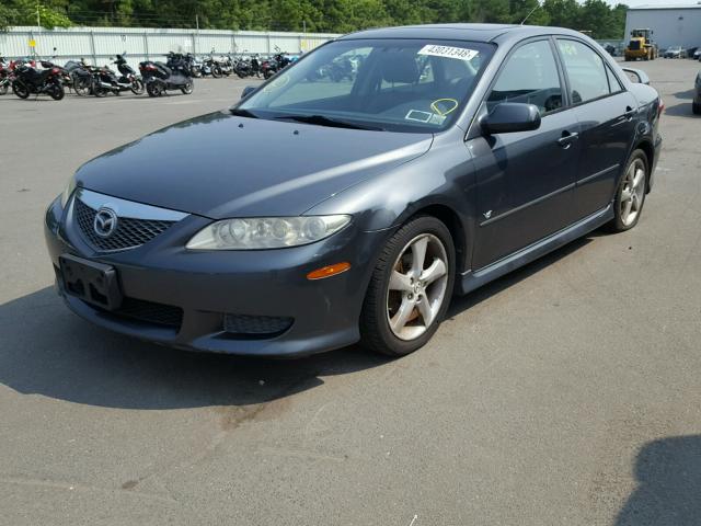 1YVHP80D245N99017 - 2004 MAZDA 6 S GRAY photo 2