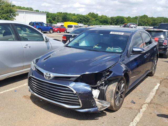 4T1BK1EB9GU204314 - 2016 TOYOTA AVALON XLE BLUE photo 2