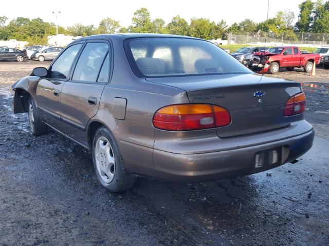 1Y1SK528XYZ405627 - 2000 CHEVROLET GEO PRIZM 棕色 照片 3