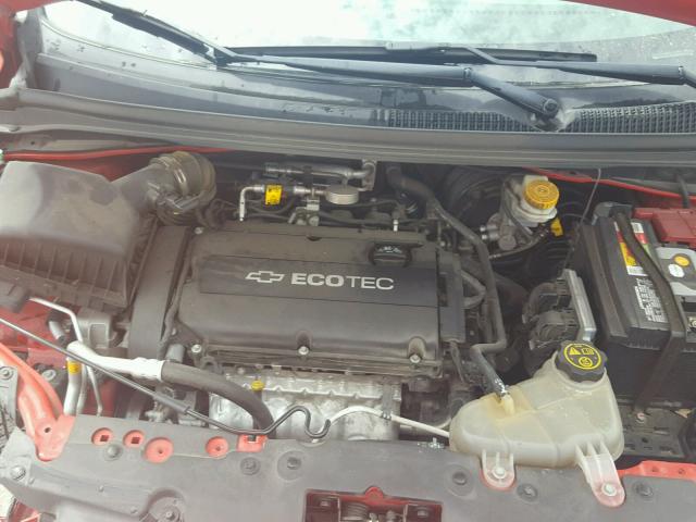 1G1JB5SH7C4202886 - 2012 CHEVROLET SONIC LS RED photo 7