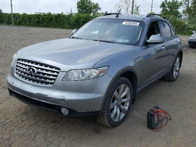 JNRBS08W43X404197 - 2003 INFINITI FX45 GRAY photo 2