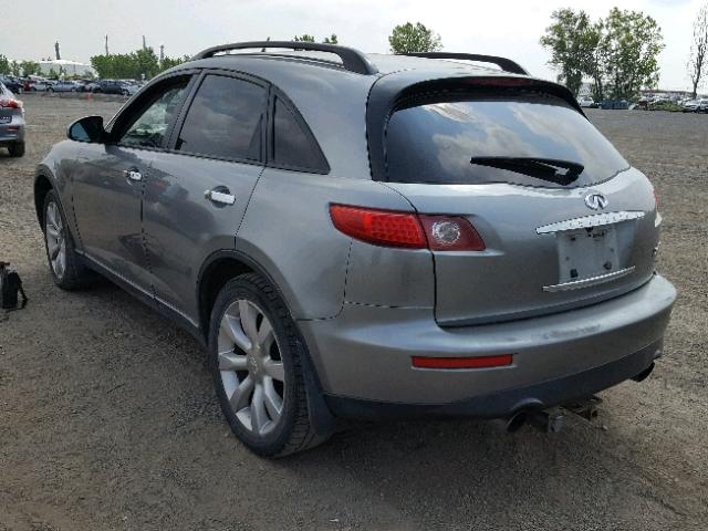 JNRBS08W43X404197 - 2003 INFINITI FX45 GRAY photo 3