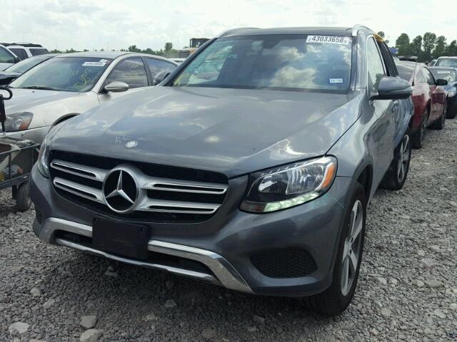 WDC0G4JB5GF109946 - 2016 MERCEDES-BENZ GLC 300 GRAY photo 2