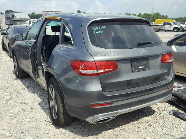 WDC0G4JB5GF109946 - 2016 MERCEDES-BENZ GLC 300 GRAY photo 3