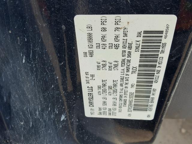 3D7KS28A08G193582 - 2008 DODGE RAM 2500 S BLUE photo 10