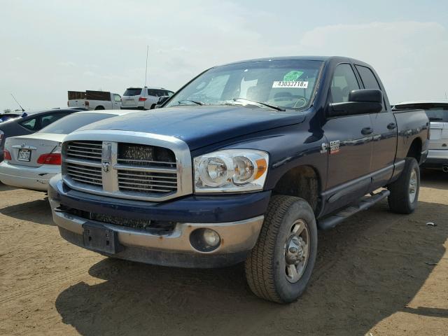 3D7KS28A08G193582 - 2008 DODGE RAM 2500 S BLUE photo 2