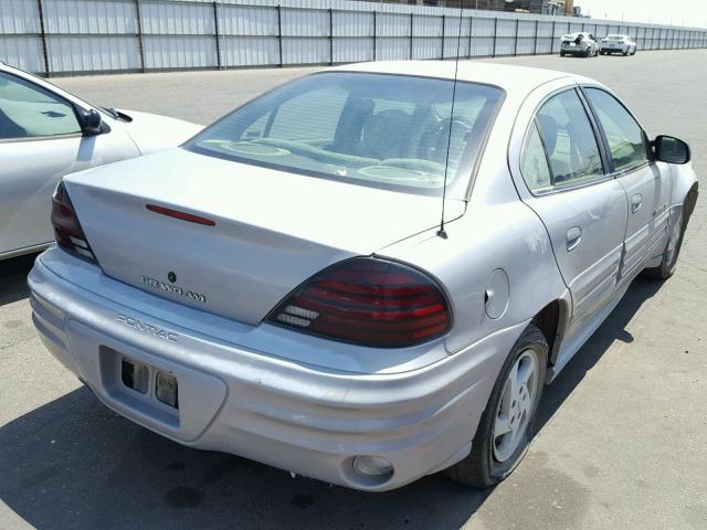 1G2NF52E9YC520478 - 2000 PONTIAC GRAND AM S Gümüş foto 4