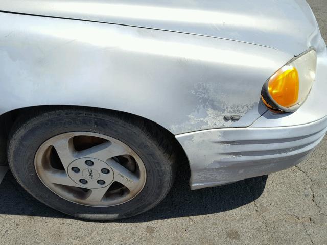 1G2NF52E9YC520478 - 2000 PONTIAC GRAND AM S Gümüş foto 9