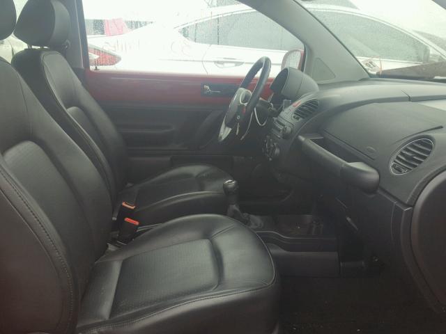 3VWPW3AG3AM022743 - 2010 VOLKSWAGEN NEW BEETLE Qırmızı foto 5