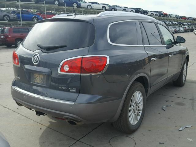 5GAKVBED7BJ216637 - 2011 BUICK ENCLAVE CX GRAY photo 4