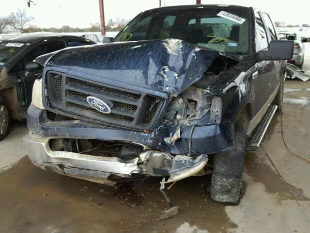 1FTRW12W45FB34723 - 2005 FORD F150 SUPER BLUE photo 2