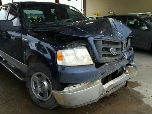 1FTRW12W45FB34723 - 2005 FORD F150 SUPER BLUE photo 9