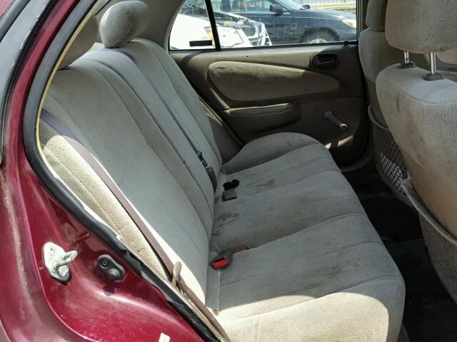 1Y1SK5281WZ403603 - 1998 CHEVROLET GEO PRIZM 栗色 照片 6