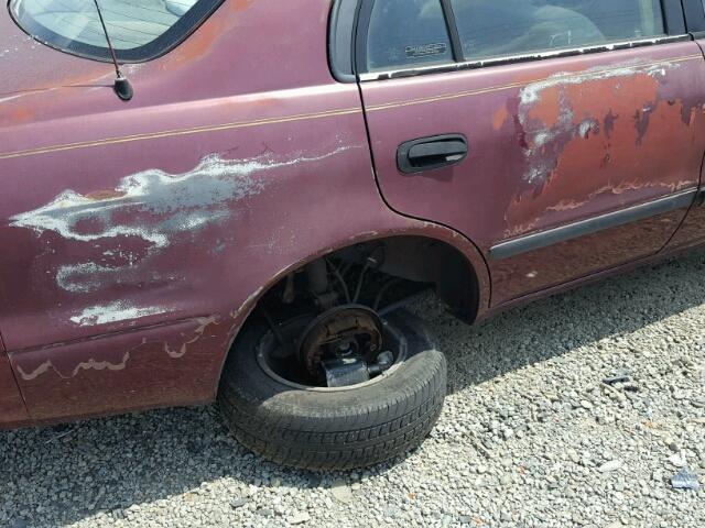 1Y1SK5281WZ403603 - 1998 CHEVROLET GEO PRIZM 栗色 照片 9