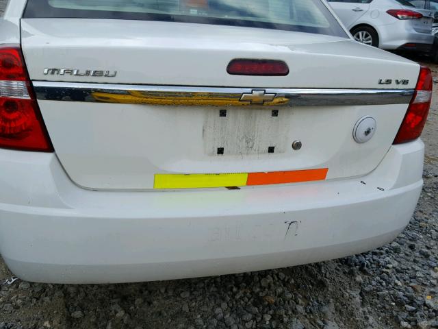 1G1ZS58N47F291715 - 2007 CHEVROLET MALIBU LS თეთრი ფოტო 9