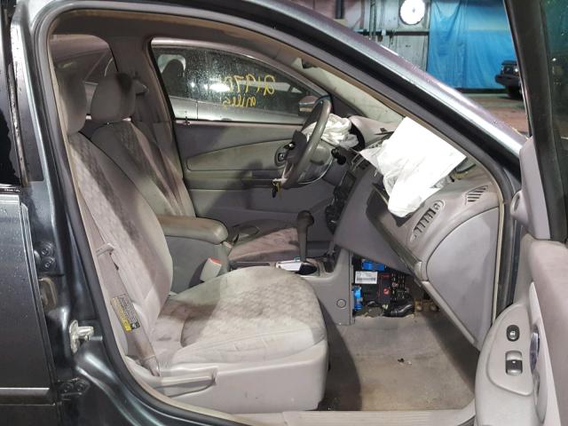 1G1ZT52895F304634 - 2005 CHEVROLET MALIBU LS ვერცხლისფერი ფოტო 5