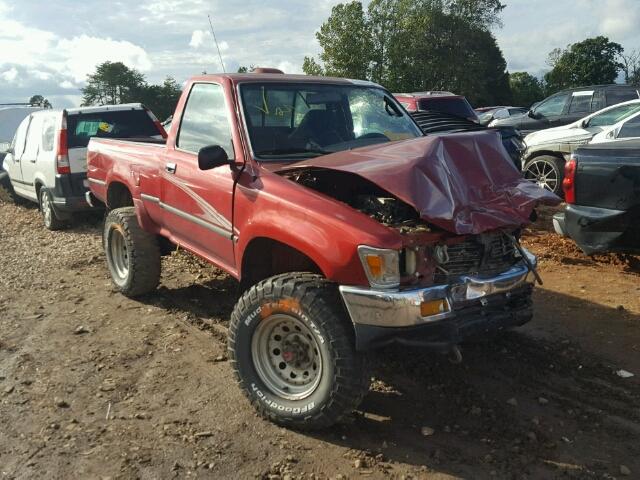 4TARN01P4RZ297332 - 1994 TOYOTA PICKUP 1/2 MAROON photo 1