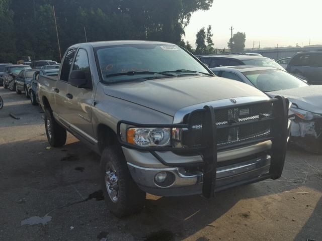 3D7KS28C95G725330 - 2005 DODGE RAM 2500 S GOLD photo 1