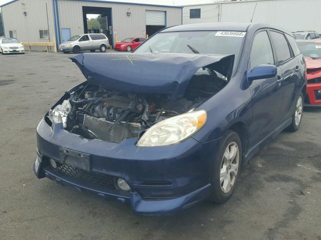 2T1KR32E53C100145 - 2003 TOYOTA COROLLA MA BLUE photo 2