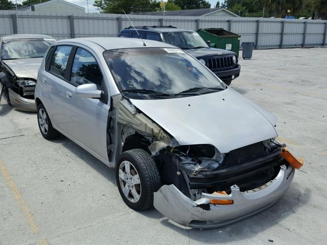 KL1TD66626B526120 - 2006 CHEVROLET AVEO BASE Արծաթագույն լուսանկար 1