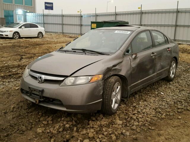 2HGFA15988H016122 - 2008 HONDA CIVIC EXL 灰色 照片 2