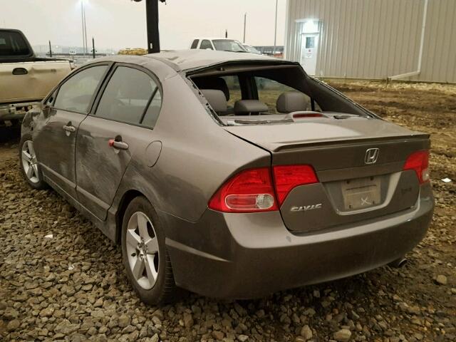 2HGFA15988H016122 - 2008 HONDA CIVIC EXL 灰色 照片 3