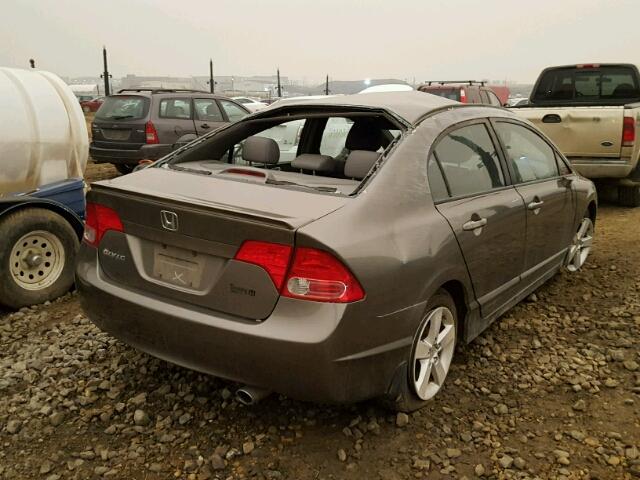 2HGFA15988H016122 - 2008 HONDA CIVIC EXL 灰色 照片 4