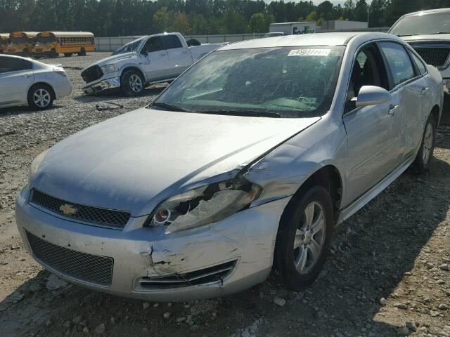 2G1WF5E35D1219290 - 2013 CHEVROLET IMPALA LS GRAY photo 2