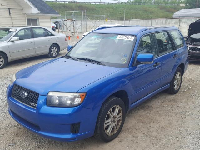 JF1SG66688H706705 - 2008 SUBARU FORESTER S ლურჯი ფოტო 2
