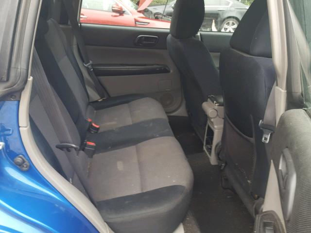 JF1SG66688H706705 - 2008 SUBARU FORESTER S ლურჯი ფოტო 6