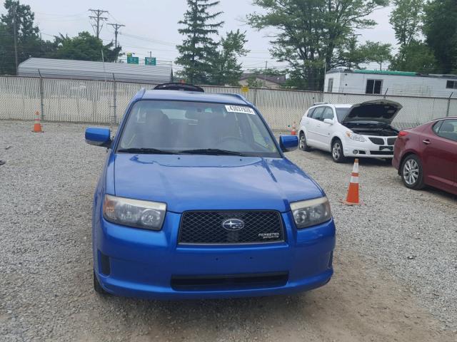 JF1SG66688H706705 - 2008 SUBARU FORESTER S ლურჯი ფოტო 9