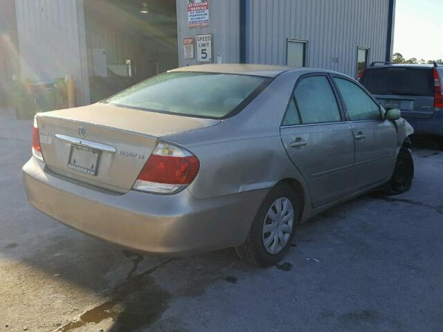 4T1BE32K65U009081 - 2005 TOYOTA CAMRY LE BEIGE photo 4