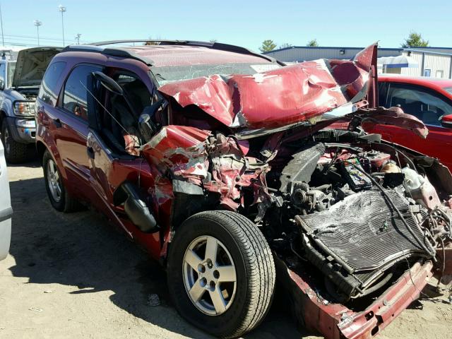 2CNDL13F356137345 - 2005 CHEVROLET EQUINOX LS RED photo 1