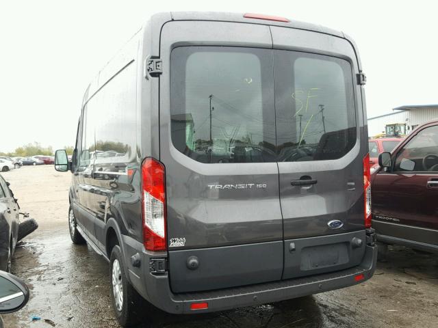 1FTYE2CM2HKB46527 - 2017 FORD TRANSIT T- GRAY photo 3