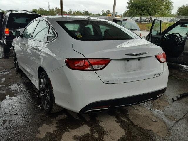 1C3CCCBB1GN146431 - 2016 CHRYSLER 200 S WHITE photo 3