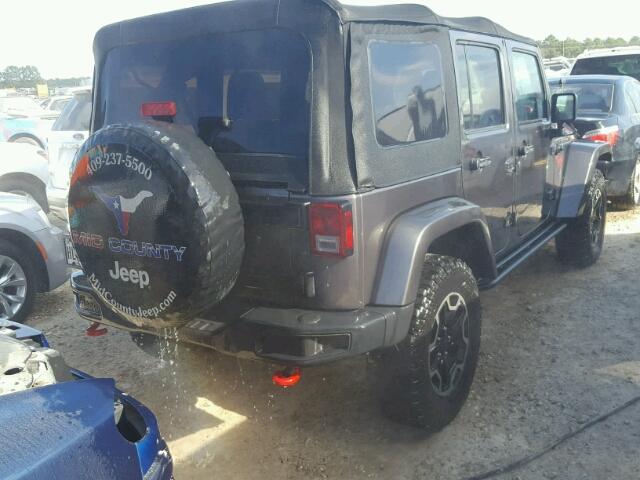 1C4HJWFG2GL276714 - 2016 JEEP WRANGLER U GRAY photo 4