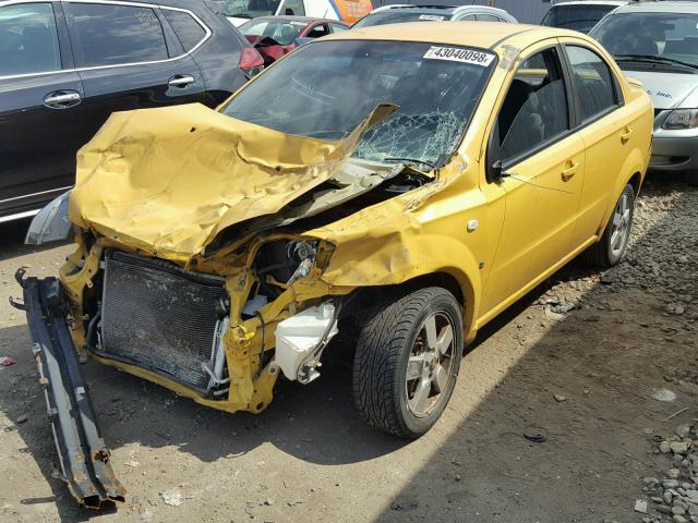 KL1TD56618B015723 - 2008 CHEVROLET AVEO BASE Сары фото 2