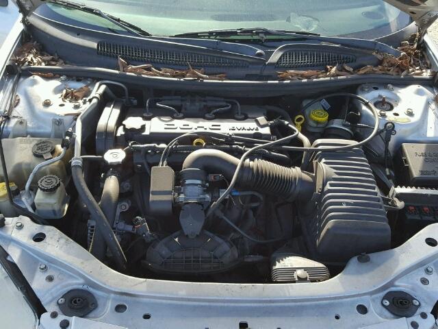 1B3EL46X66N150345 - 2006 DODGE STRATUS SX SILVER photo 7