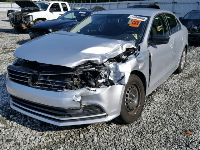 3VW2K7AJ4FM305037 - 2015 VOLKSWAGEN JETTA BASE 银色 照片 2
