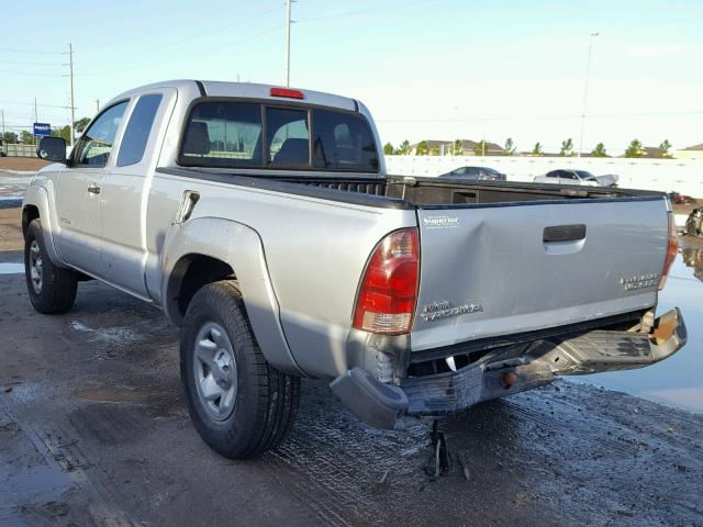 5TETU62N87Z384746 - 2007 TOYOTA TACOMA PRE GRAY photo 3