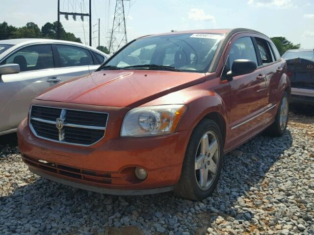 1B3HE78K27D524175 - 2007 DODGE CALIBER R/ ORANGE photo 2