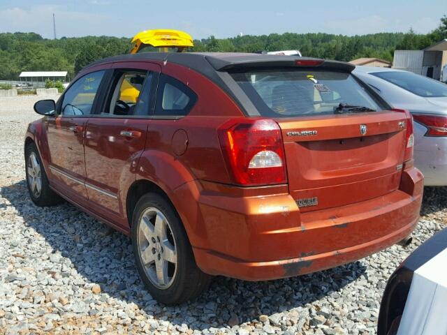 1B3HE78K27D524175 - 2007 DODGE CALIBER R/ ORANGE photo 3