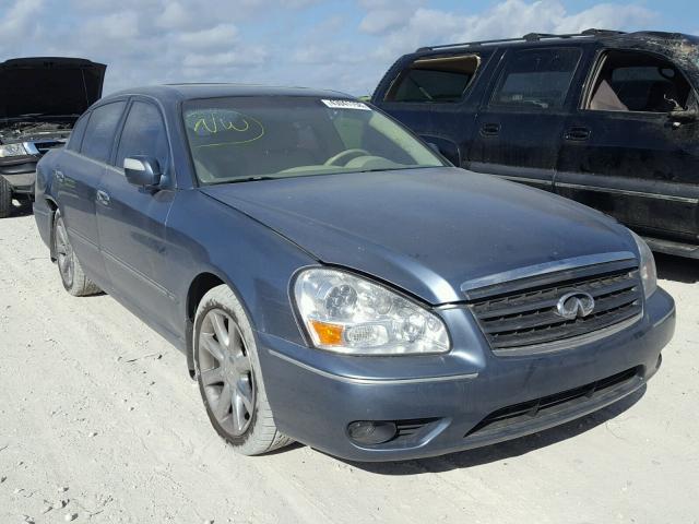 JNKBF01A55M100589 - 2005 INFINITI Q45 BLUE photo 1