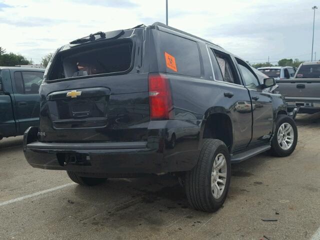 1GNSKBKC5GR117933 - 2016 CHEVROLET TAHOE BLACK photo 4