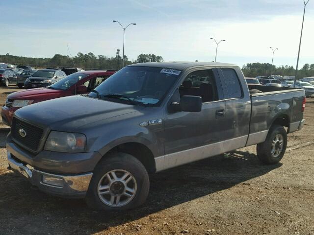 1FTPX145X4NB06406 - 2004 FORD F150 GRAY photo 2